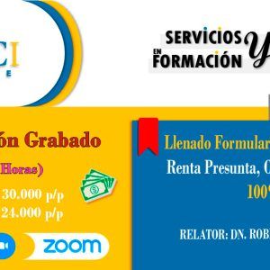 OR. AT 2026 – LLENADO F-22  –  RÉGIMEN 14 B Nº2  –  RENTA PRESUNTA  –  100% PRÁCTICO